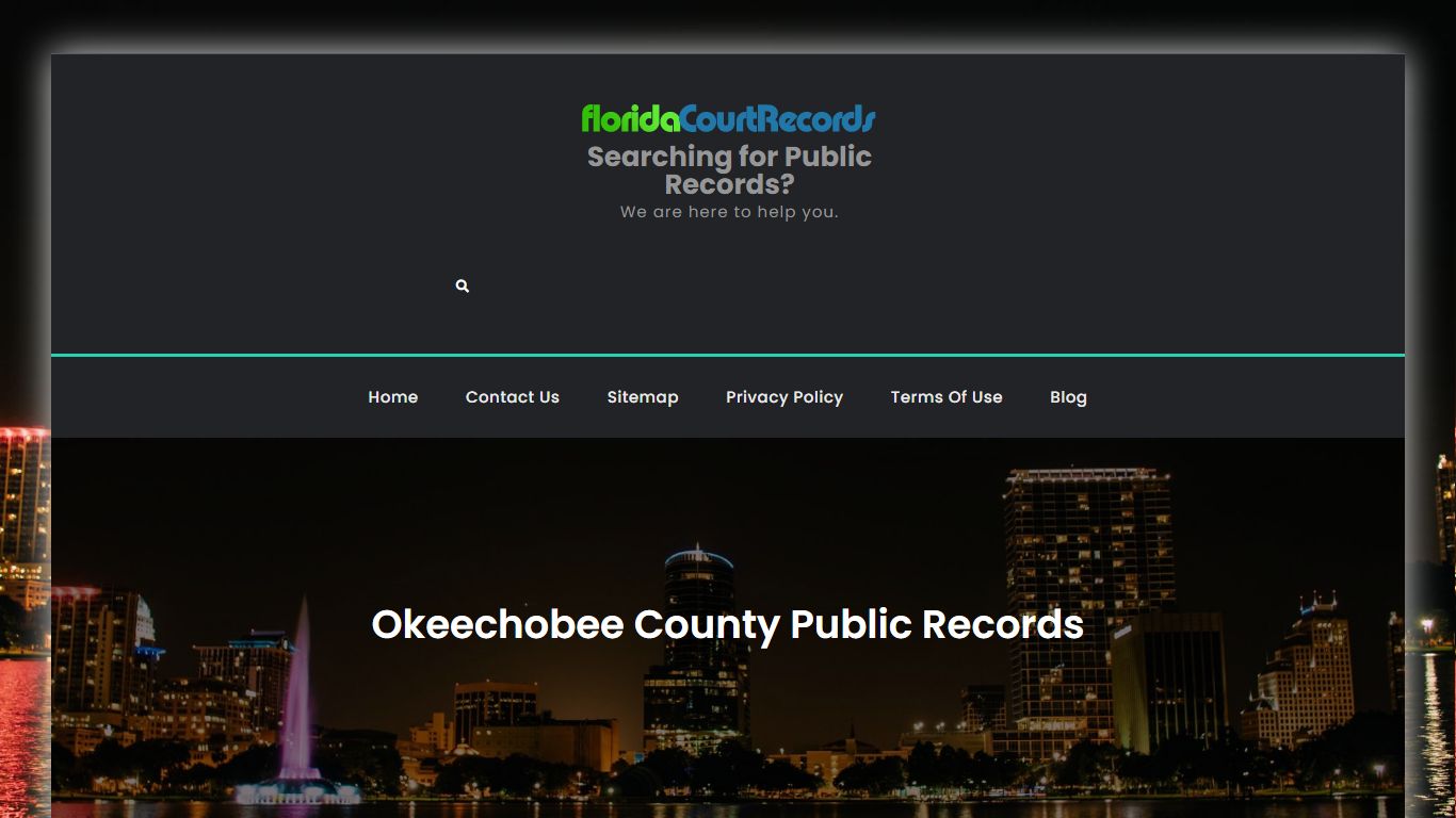 Okeechobee County Public Records